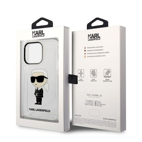 Karl Lagerfeld IML NFT Ikonik - Etui iPhone 14 Pro (przezroczysty) Karl Lagerfeld IML NFT Ikonik - Etui iPhone 14 Pro (przezroczysty)