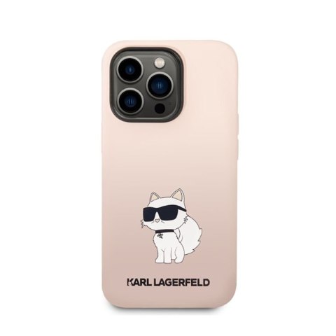 Karl Lagerfeld Silicone NFT Choupette - Etui iPhone 14 Pro Max (różowy) Karl Lagerfeld Silicone NFT Choupette - Etui iPhone 14 Pro Max (różowy)