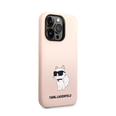 Karl Lagerfeld Silicone NFT Choupette - Etui iPhone 14 Pro Max (różowy) Karl Lagerfeld Silicone NFT Choupette - Etui iPhone 14 Pro Max (różowy)