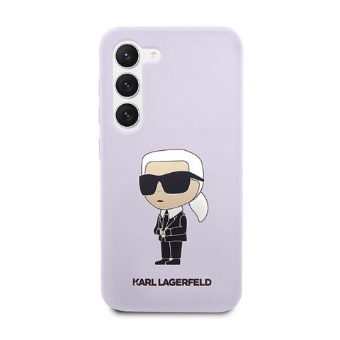 Karl Lagerfeld Silicone NFT Ikonik - Etui Samsung Galaxy S23+ (fioletowy) Karl Lagerfeld Silicone NFT Ikonik - Etui Samsung Galaxy S23+ (fioletowy)