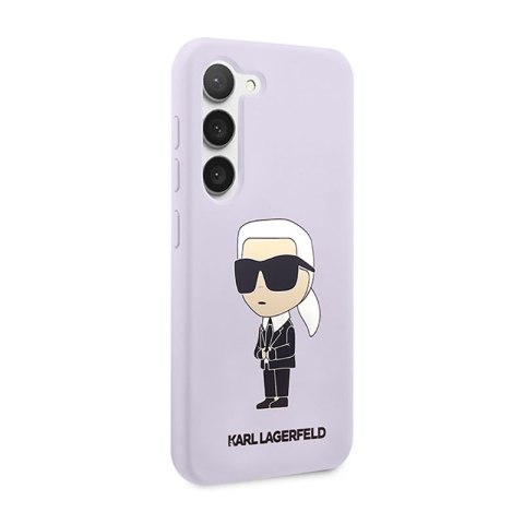 Karl Lagerfeld Silicone NFT Ikonik - Etui Samsung Galaxy S23+ (fioletowy) Karl Lagerfeld Silicone NFT Ikonik - Etui Samsung Galaxy S23+ (fioletowy)