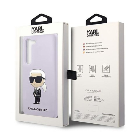 Karl Lagerfeld Silicone NFT Ikonik - Etui Samsung Galaxy S23+ (fioletowy) Karl Lagerfeld Silicone NFT Ikonik - Etui Samsung Galaxy S23+ (fioletowy)