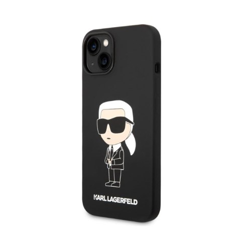 Karl Lagerfeld Silicone NFT Ikonik - Etui iPhone 14 Plus (czarny) Karl Lagerfeld Silicone NFT Ikonik - Etui iPhone 14 Plus (czarny)
