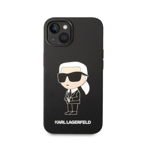 Karl Lagerfeld Silicone NFT Ikonik - Etui iPhone 14 Plus (czarny) Karl Lagerfeld Silicone NFT Ikonik - Etui iPhone 14 Plus (czarny)