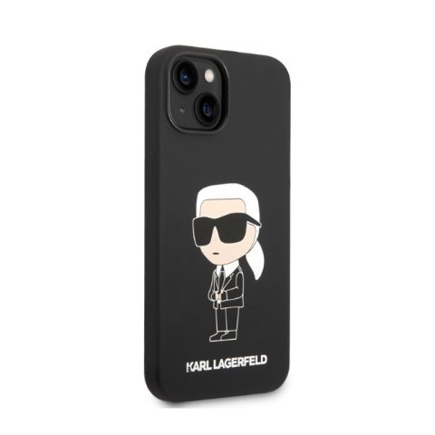Karl Lagerfeld Silicone NFT Ikonik - Etui iPhone 14 Plus (czarny) Karl Lagerfeld Silicone NFT Ikonik - Etui iPhone 14 Plus (czarny)