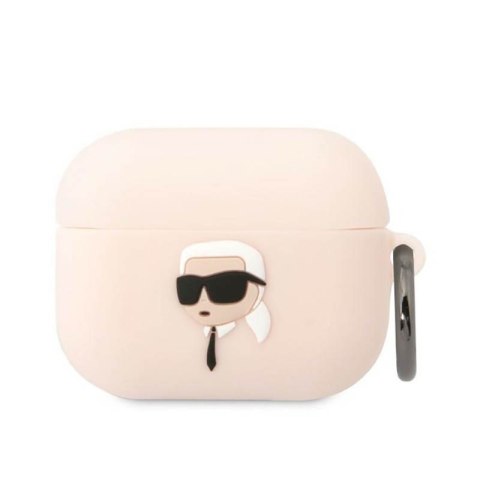 Karl Lagerfeld Silicone NFT Karl Head 3D - Etui AirPods Pro (różowy) Karl Lagerfeld Silicone NFT Karl Head 3D - Etui AirPods Pro (różowy)