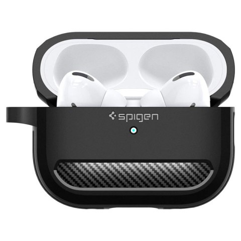 Spigen Rugged Armor - Etui do Apple Airpods Pro 1 / 2 (Czarny) Spigen Rugged Armor - Etui do Apple Airpods Pro 1 / 2 (Czarny)