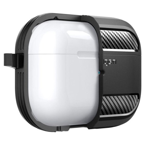 Spigen Rugged Armor - Etui do Apple Airpods Pro 1 / 2 (Czarny) Spigen Rugged Armor - Etui do Apple Airpods Pro 1 / 2 (Czarny)