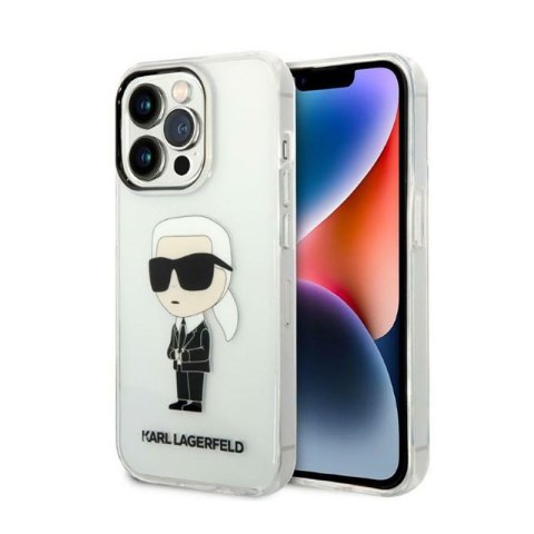 Karl Lagerfeld IML NFT Ikonik - Etui iPhone 14 Pro Max (przezroczysty) Karl Lagerfeld IML NFT Ikonik - Etui iPhone 14 Pro Max (przezroczysty)