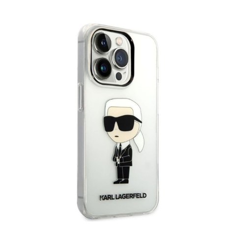 Karl Lagerfeld IML NFT Ikonik - Etui iPhone 14 Pro Max (przezroczysty) Karl Lagerfeld IML NFT Ikonik - Etui iPhone 14 Pro Max (przezroczysty)