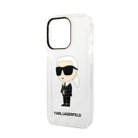 Karl Lagerfeld IML NFT Ikonik - Etui iPhone 14 Pro Max (przezroczysty) Karl Lagerfeld IML NFT Ikonik - Etui iPhone 14 Pro Max (przezroczysty)