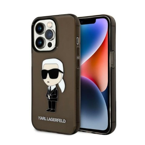 Karl Lagerfeld IML NFT Ikonik - Etui iPhone 14 Pro (czarny) Karl Lagerfeld IML NFT Ikonik - Etui iPhone 14 Pro (czarny)