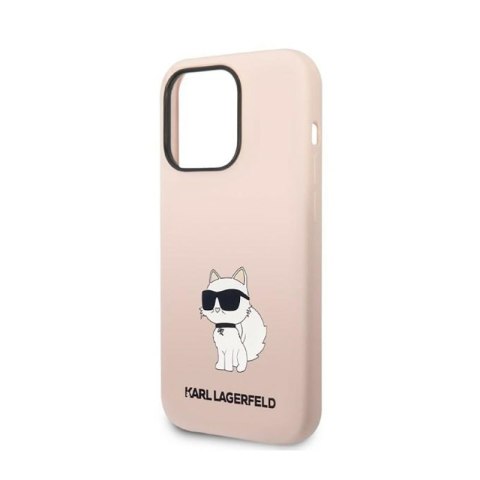 Karl Lagerfeld Silicone NFT Choupette - Etui iPhone 14 Pro (różowy) Karl Lagerfeld Silicone NFT Choupette - Etui iPhone 14 Pro (różowy)