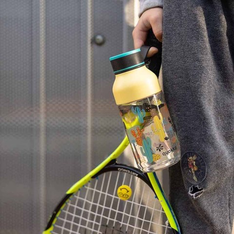 Quokka Ice Kids with strap - Butelka na wodę z tritanu 430 ml z paskiem (Cactus) Quokka Ice Kids with strap - Butelka na wodę z tritanu 430 ml z paskiem (Cactus)