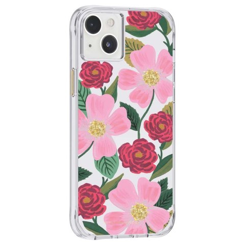 Rifle Paper Clear - Etui iPhone 14 Plus zdobione złotem (Rose Garden) Rifle Paper Clear - Etui iPhone 14 Plus zdobione złotem (Rose Garden)