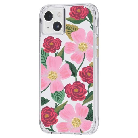 Rifle Paper Clear - Etui iPhone 14 Plus zdobione złotem (Rose Garden) Rifle Paper Clear - Etui iPhone 14 Plus zdobione złotem (Rose Garden)