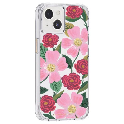 Rifle Paper Clear - Etui iPhone 14 / iPhone 13 zdobione złotem (Rose Garden) Rifle Paper Clear - Etui iPhone 14 / iPhone 13 zdobione złotem (Rose Garden)