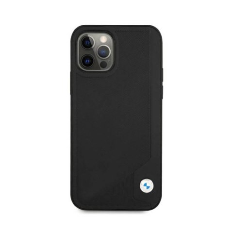 BMW Leather Deboss - Etui iPhone 12 / iPhone 12 Pro (czarny) BMW Leather Deboss - Etui iPhone 12 / iPhone 12 Pro (czarny)