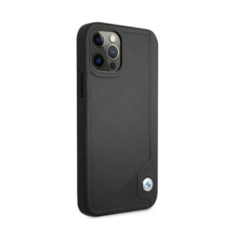 BMW Leather Deboss - Etui iPhone 12 / iPhone 12 Pro (czarny) BMW Leather Deboss - Etui iPhone 12 / iPhone 12 Pro (czarny)