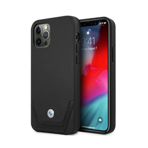 BMW Leather Perforate - Etui iPhone 12 / iPhone 12 Pro (czarny) BMW Leather Perforate - Etui iPhone 12 / iPhone 12 Pro (czarny)