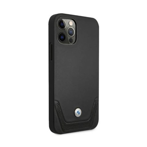 BMW Leather Perforate - Etui iPhone 12 / iPhone 12 Pro (czarny) BMW Leather Perforate - Etui iPhone 12 / iPhone 12 Pro (czarny)