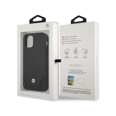 BMW Leather Perforate - Etui iPhone 12 / iPhone 12 Pro (czarny) BMW Leather Perforate - Etui iPhone 12 / iPhone 12 Pro (czarny)