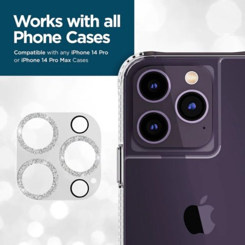 Case-Mate Sparkle Lens Protector - Szkło ochronne na aparat iPhone 14 Pro / iPhone 14 Pro Max (Twinkle) Case-Mate Sparkle Lens Protector - Szkło ochronne na aparat iPhone 14 Pro / iPhone 14 Pro Max (Twinkle)