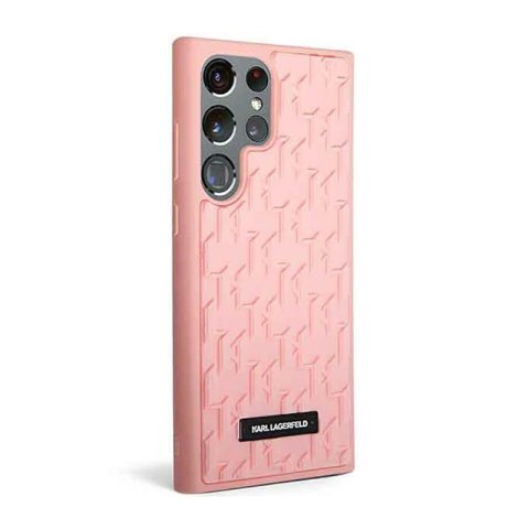 Karl Lagerfeld Monogram 3D Pattern - Etui Samsung Galaxy S23 Ultra (różowy) Karl Lagerfeld Monogram 3D Pattern - Etui Samsung Galaxy S23 Ultra (różowy)