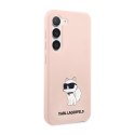 Karl Lagerfeld Silicone NFT Choupette - Etui Samsung Galaxy S23 (różowy)
