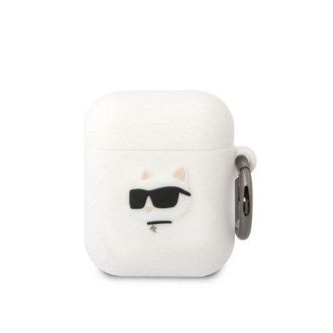Karl Lagerfeld Silicone NFT Choupette Head 3D - Etui AirPods 1/2 gen (biały) Karl Lagerfeld Silicone NFT Choupette Head 3D - Etui AirPods 1/2 gen (biały)