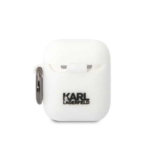 Karl Lagerfeld Silicone NFT Choupette Head 3D - Etui AirPods 1/2 gen (biały) Karl Lagerfeld Silicone NFT Choupette Head 3D - Etui AirPods 1/2 gen (biały)