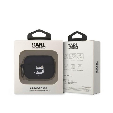 Karl Lagerfeld Silicone NFT Choupette Head 3D - Etui AirPods Pro 2 (czarny) Karl Lagerfeld Silicone NFT Choupette Head 3D - Etui AirPods Pro 2 (czarny)