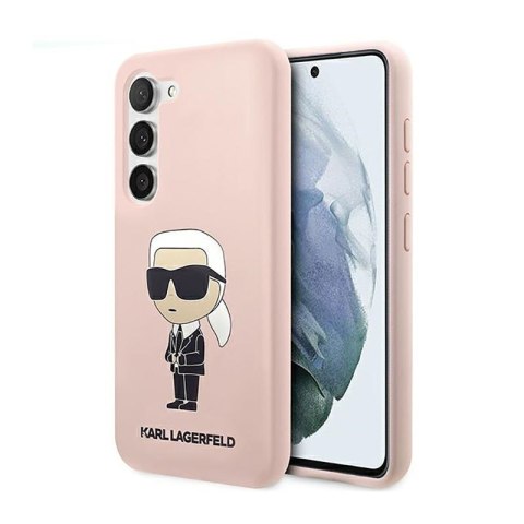 Karl Lagerfeld Silicone NFT Ikonik - Etui Samsung Galaxy S23+ (różowy) Karl Lagerfeld Silicone NFT Ikonik - Etui Samsung Galaxy S23+ (różowy)