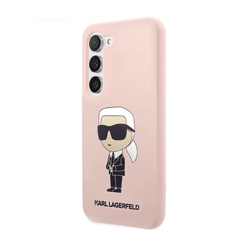 Karl Lagerfeld Silicone NFT Ikonik - Etui Samsung Galaxy S23+ (różowy) Karl Lagerfeld Silicone NFT Ikonik - Etui Samsung Galaxy S23+ (różowy)