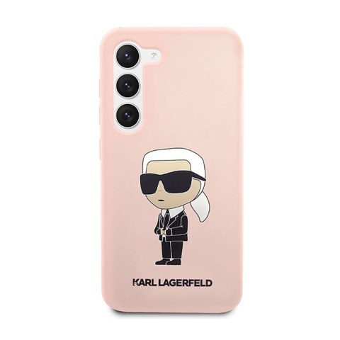 Karl Lagerfeld Silicone NFT Ikonik - Etui Samsung Galaxy S23+ (różowy) Karl Lagerfeld Silicone NFT Ikonik - Etui Samsung Galaxy S23+ (różowy)