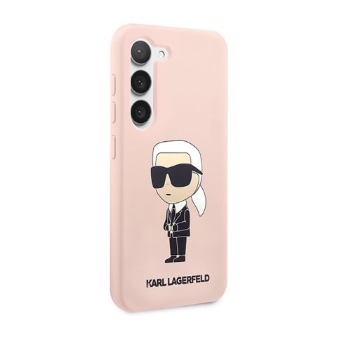 Karl Lagerfeld Silicone NFT Ikonik - Etui Samsung Galaxy S23+ (różowy) Karl Lagerfeld Silicone NFT Ikonik - Etui Samsung Galaxy S23+ (różowy)