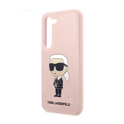 Karl Lagerfeld Silicone NFT Ikonik - Etui Samsung Galaxy S23+ (różowy) Karl Lagerfeld Silicone NFT Ikonik - Etui Samsung Galaxy S23+ (różowy)