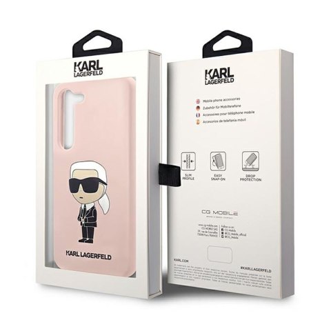 Karl Lagerfeld Silicone NFT Ikonik - Etui Samsung Galaxy S23+ (różowy) Karl Lagerfeld Silicone NFT Ikonik - Etui Samsung Galaxy S23+ (różowy)