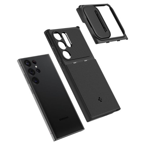 Spigen Optik Armor - Etui do Samsung Galaxy S23 Ultra (Czarny) Spigen Optik Armor - Etui do Samsung Galaxy S23 Ultra (Czarny)