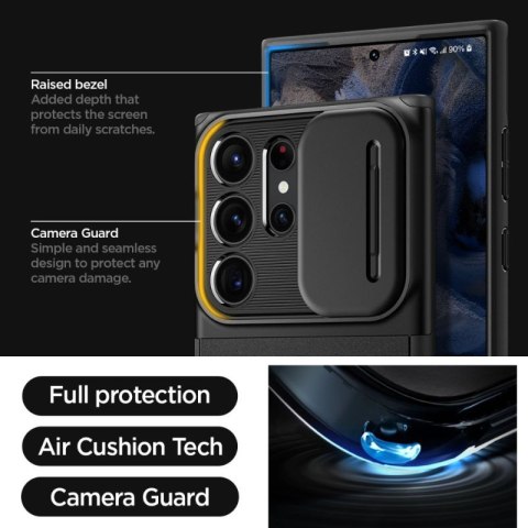 Spigen Optik Armor - Etui do Samsung Galaxy S23 Ultra (Czarny) Spigen Optik Armor - Etui do Samsung Galaxy S23 Ultra (Czarny)