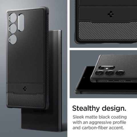 Spigen Rugged Armor - Etui do Samsung Galaxy S23 Ultra (Matte Black) Spigen Rugged Armor - Etui do Samsung Galaxy S23 Ultra (Matte Black)