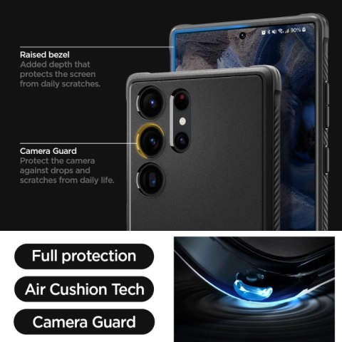 Spigen Rugged Armor - Etui do Samsung Galaxy S23 Ultra (Matte Black) Spigen Rugged Armor - Etui do Samsung Galaxy S23 Ultra (Matte Black)
