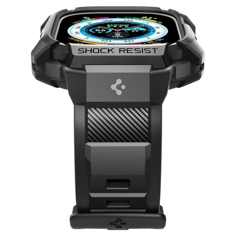 Spigen Rugged Armor Pro - Pasek z obudową do Apple Watch Ultra 49 mm (Czarny) Spigen Rugged Armor Pro - Pasek z obudową do Apple Watch Ultra 49 mm (Czarny)