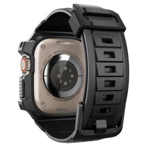 Spigen Rugged Armor Pro - Pasek z obudową do Apple Watch Ultra 49 mm (Czarny) Spigen Rugged Armor Pro - Pasek z obudową do Apple Watch Ultra 49 mm (Czarny)