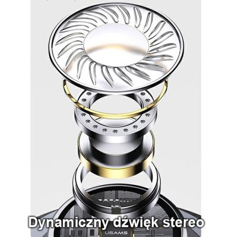 USAMS EP-46 - Słuchawki stereo jack 3,5 mm (czarny) USAMS EP-46 - Słuchawki stereo jack 3,5 mm (czarny)