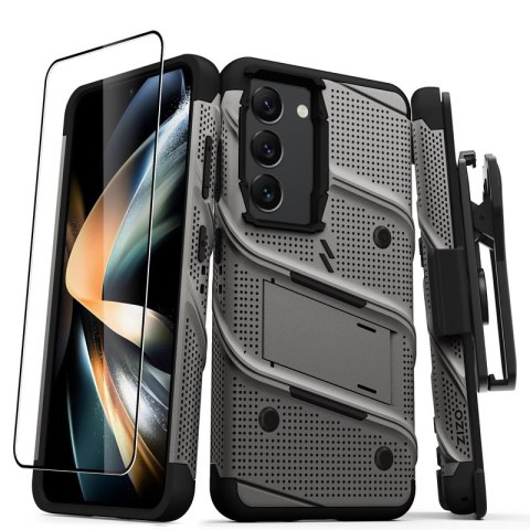 ZIZO BOLT Series - Pancerne etui Samsung Galaxy S23 ze szkłem 9H na ekran + uchwyt z podstawką (szary) ZIZO BOLT Series - Pancerne etui Samsung Galaxy S23 ze szkłem 9H na ekran + uchwyt z podstawką (szary)
