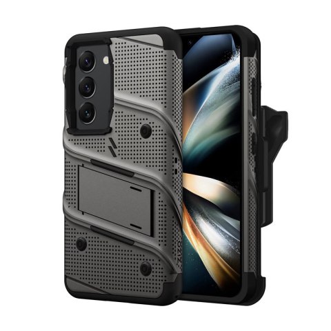 ZIZO BOLT Series - Pancerne etui Samsung Galaxy S23 ze szkłem 9H na ekran + uchwyt z podstawką (szary) ZIZO BOLT Series - Pancerne etui Samsung Galaxy S23 ze szkłem 9H na ekran + uchwyt z podstawką (szary)