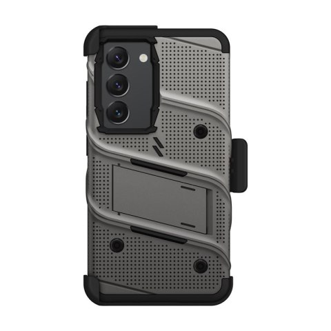 ZIZO BOLT Series - Pancerne etui Samsung Galaxy S23 ze szkłem 9H na ekran + uchwyt z podstawką (szary) ZIZO BOLT Series - Pancerne etui Samsung Galaxy S23 ze szkłem 9H na ekran + uchwyt z podstawką (szary)