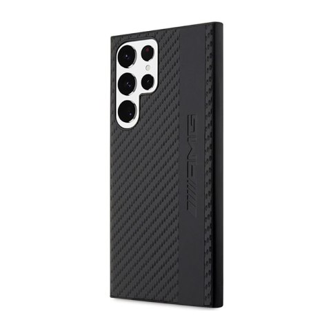 AMG Carbon Stripe & Embossed - Etui Samsung Galaxy S23 Ultra (czarny) AMG Carbon Stripe & Embossed - Etui Samsung Galaxy S23 Ultra (czarny)