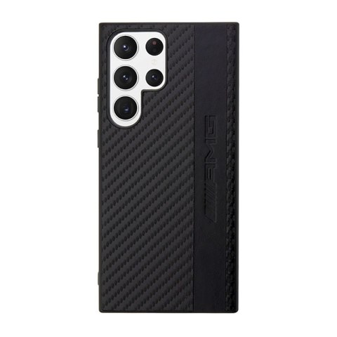 AMG Carbon Stripe & Embossed - Etui Samsung Galaxy S23 Ultra (czarny) AMG Carbon Stripe & Embossed - Etui Samsung Galaxy S23 Ultra (czarny)